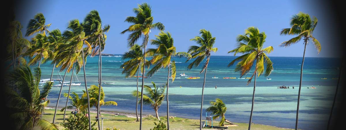 spot de kitesurf au Kitecamp Martinique